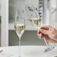 WEDGWOOD Double Heart Champagne Flutes Goglasscup