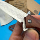 Folding Knife | Damascus Pattern Steel | VG10 | Youlong