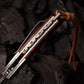 Folding Knife | Damascus Steel | Outdoor Camping | Meilong