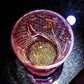 Hand-carved Red Goldfish Edo Kiriko Whiskey Glass
