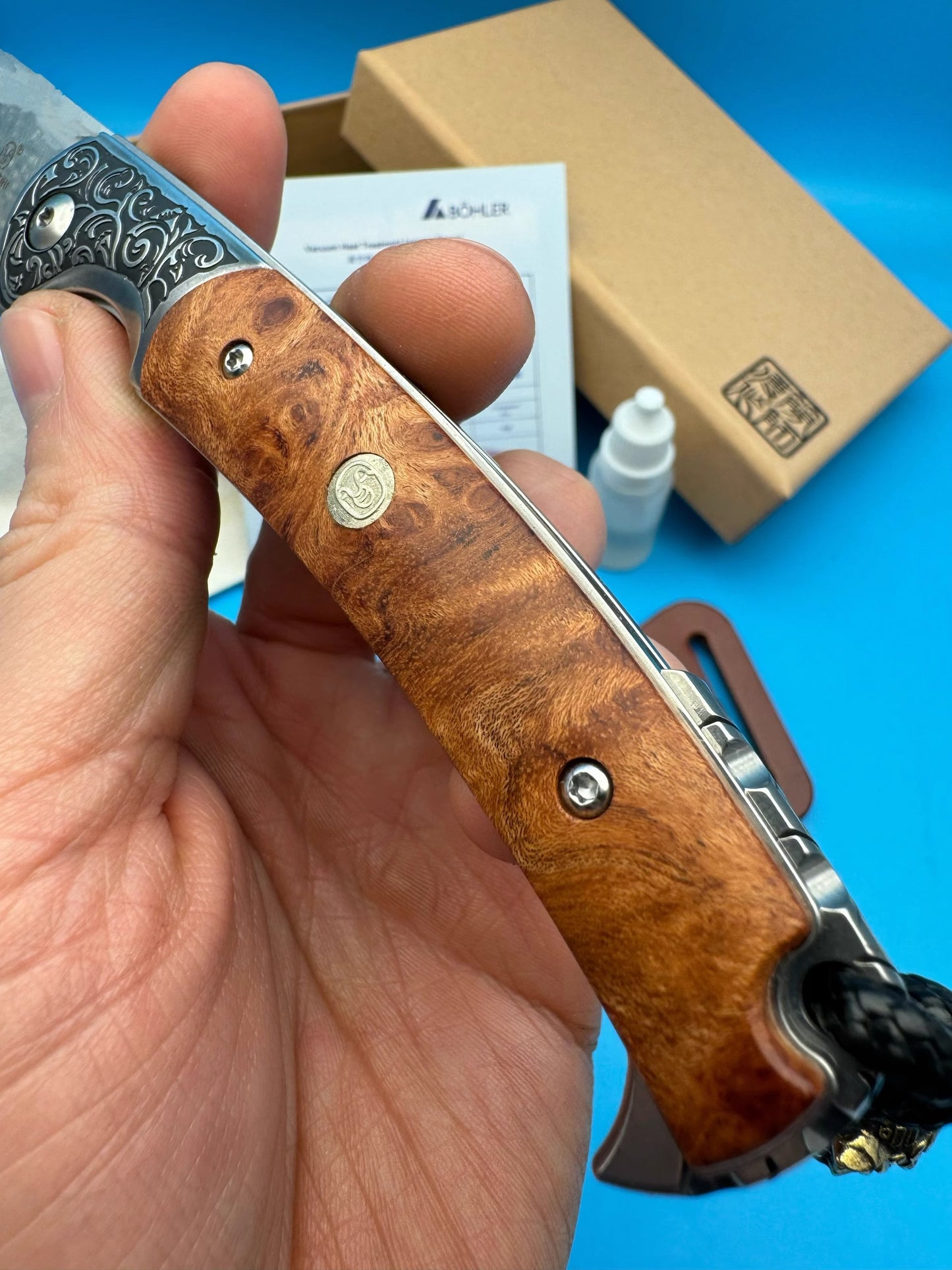 Folding Knife | M390 Steel | Hand Forged | Eagle