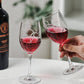 WEDGWOOD Double Heart Wine Glass Champagne Glass