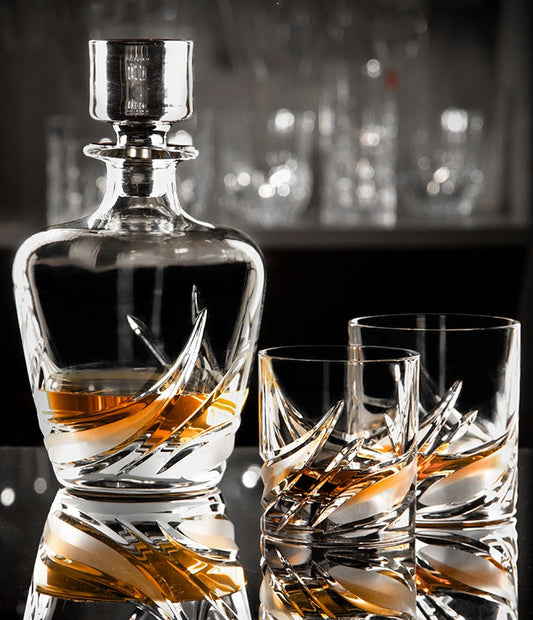 DAVINCI Cetona Whiskey Glass +Wine Decanter