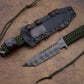 Outdoor Camping Knife | BTSS Series Paracord Tiger Stripe |ATS-34 Alloy Steel
