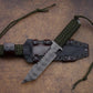 Outdoor Camping Knife | BTSS Series Paracord Tiger Stripe |ATS-34 Alloy Steel