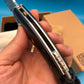 Folding Knife | Damascus Pattern Steel | Ebony Handle | Thunder Dragon