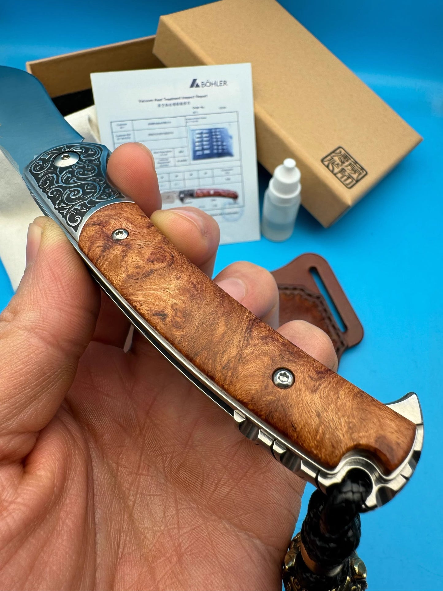 Folding Knife | M390 Steel | Hand Forged | Eagle