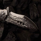 Folding Knife | Damascus Steel | Outdoor Camping | Meilong