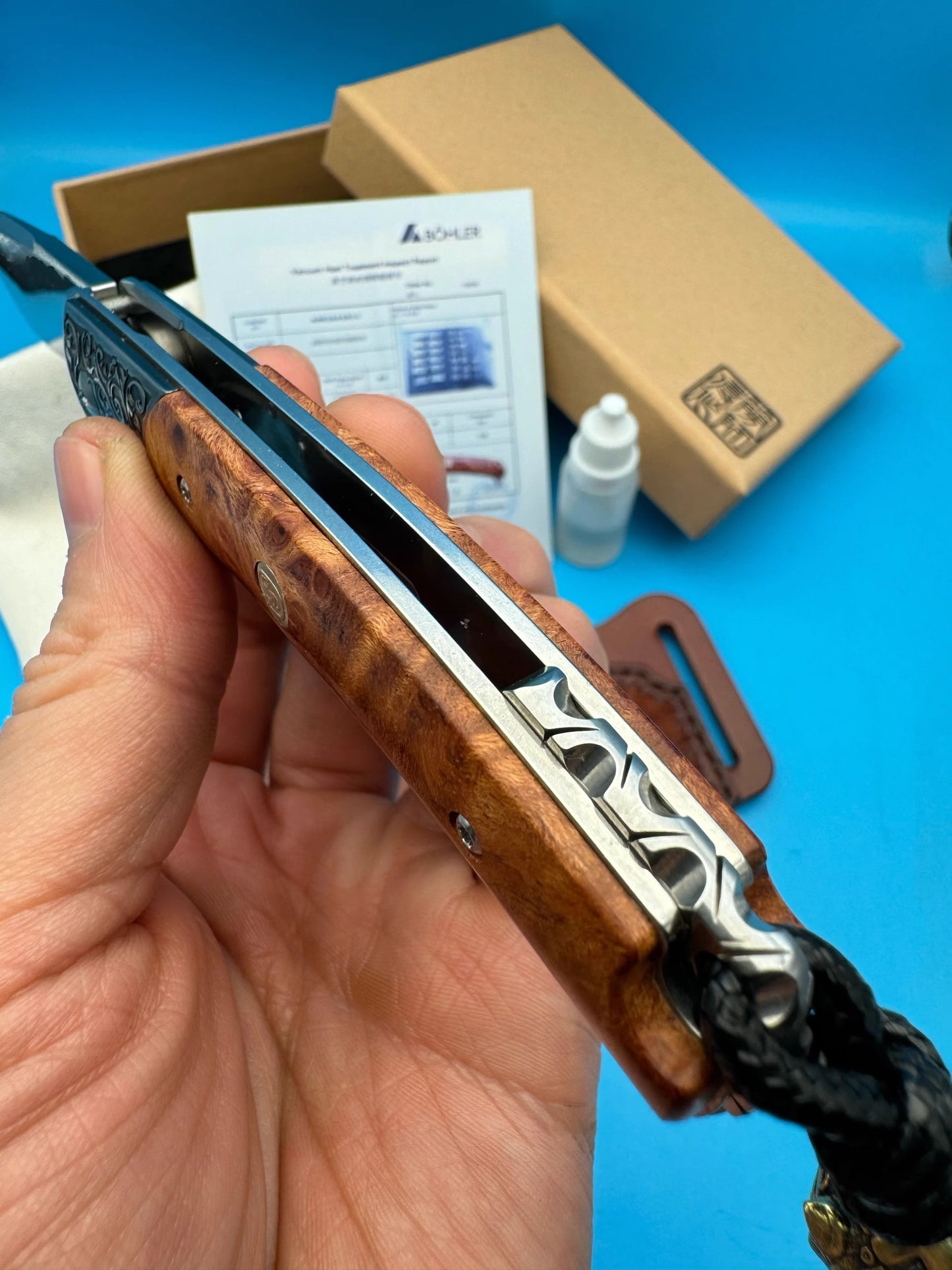 Folding Knife | M390 Steel | Hand Forged | Eagle