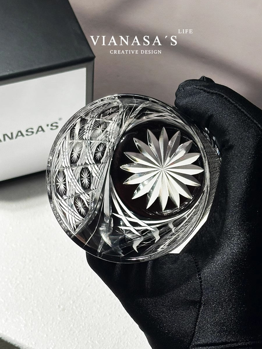 VIANASA'S Night Eternal Day Edo Kiriko Glass