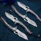 Folding Knife | VG10 Damascus Steel | Dark Night