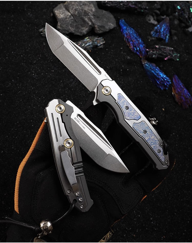 M390 Steel Folding Knife-Giant Spirit
