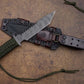 Outdoor Camping Knife | BTSS Series Paracord Tiger Stripe |ATS-34 Alloy Steel