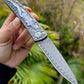 Pocket Knife| Damascus Steel  | Musa Goddess