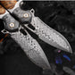 Damascus Steel Knife Outdoor Folding Knife- Flying Eagle