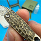 Pocket Knife | Swiss Powder Steel | Damascus Steel | Golden Cicada