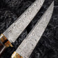 Swedish Powder Damascus Steel Outdoor Survival Knife | Divine Art