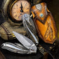 Feather Pattern | Forged Folding Knife | Hunting Knife