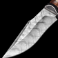 Damascus Steel Bowie knife- Swiss Powder Pattern