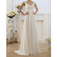 Ball-Gown/Princess V-Neck Court Train Lace Tulle Wedding Dress With Sequins Beading