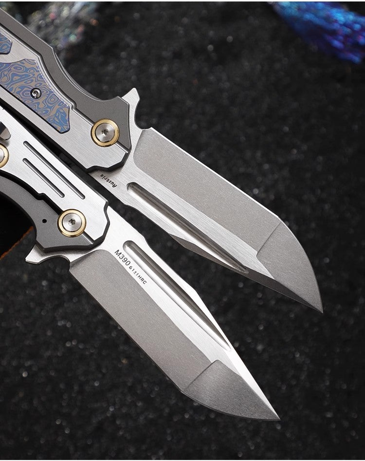 M390 Steel Folding Knife-Giant Spirit