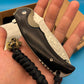 Folding Knife | Damascus Pattern Steel | Ebony Handle | Thunder Dragon