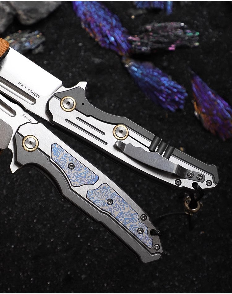 M390 Steel Folding Knife-Giant Spirit