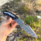 Folding Knife | Damascus Steel | Hand Forged | Desert Eagle