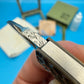 Pocket Knife | Swiss Powder Steel | Damascus Steel | Golden Cicada