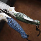 Folding Knife | Damascus Steel | Flying Fish