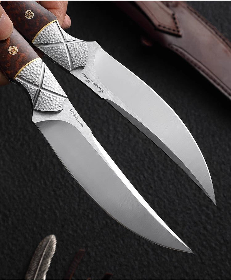 M390 Powder Steel Outdoor Survival Straight Knife-Serpent