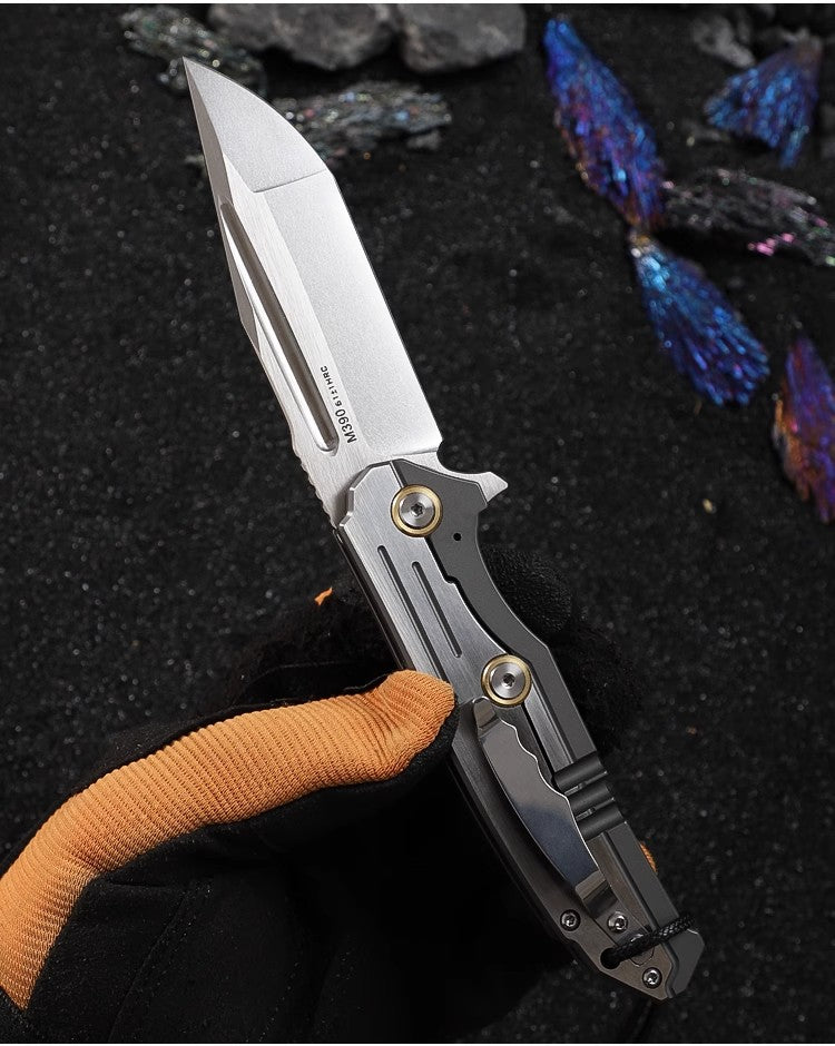 M390 Steel Folding Knife-Giant Spirit
