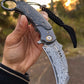 Damascus Steel Folding Knife -Violent Forest