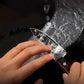 Damascus Paring Knife AUS-10 with Ebony Handle