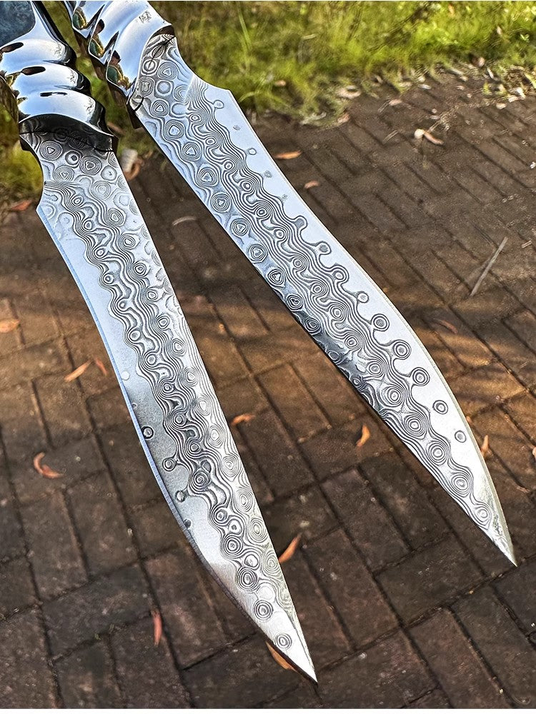 Outdoor Knife | Damascus Steel | Suzaku