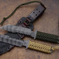 Outdoor Camping Knife | BTSS Series Paracord Tiger Stripe |ATS-34 Alloy Steel