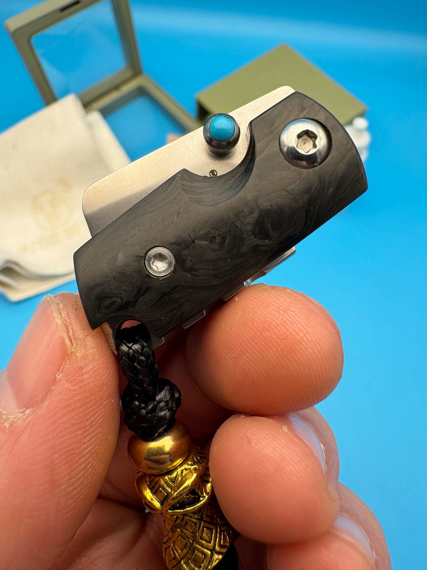 Pocket Knife | ZDP189 Steel | Fruit Knife | Magic Bean