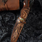 Swedish Powder Damascus Steel Outdoor Survival Knife | Divine Art