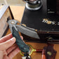 Forged Wootz Damascus Steel Folding Knife-Pirates of the Caribbean