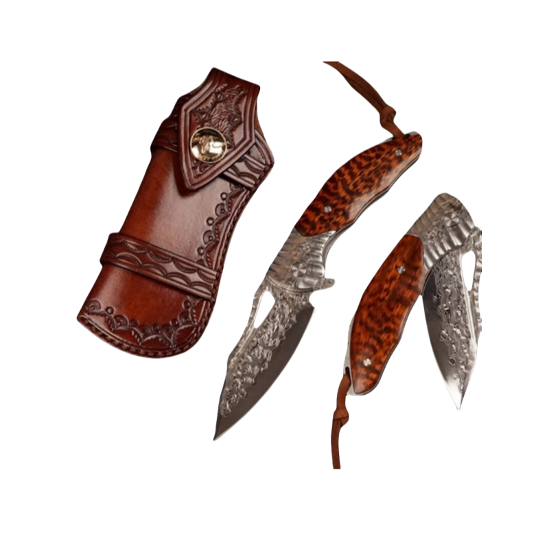 Damascus Steel Folding Knife Japanese VG10  Bigbill ll