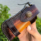 Folding Knife | Damascus Steel | Hand Forged | Desert Eagle
