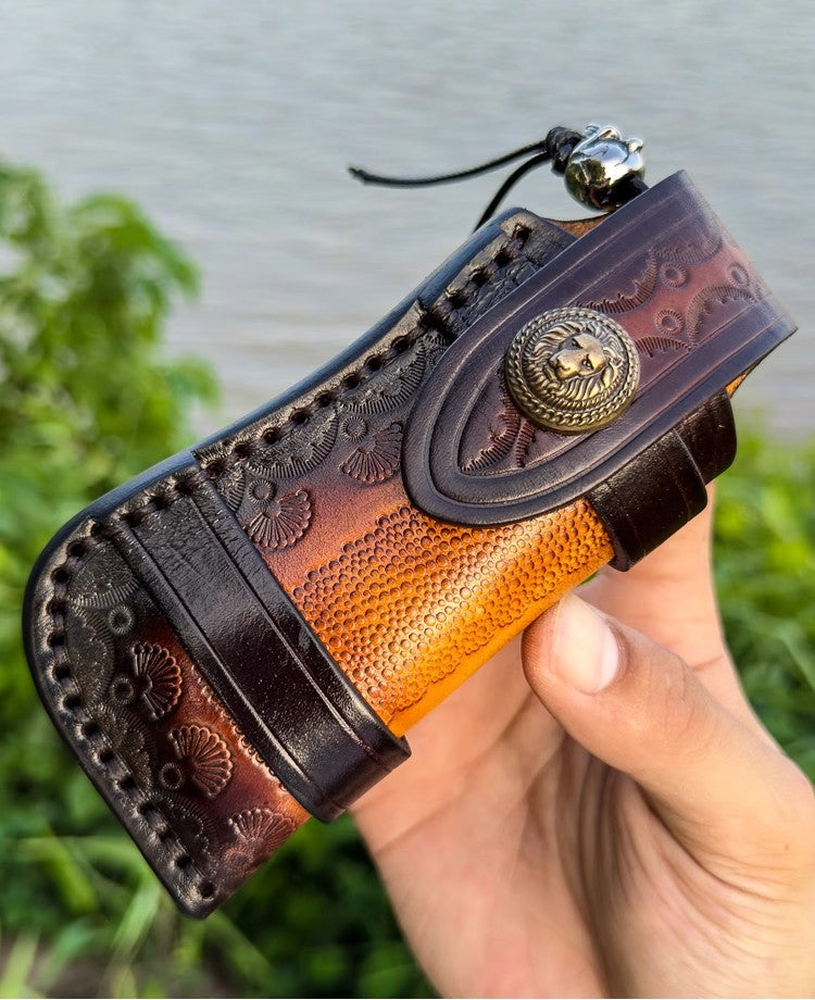 Folding Knife | Damascus Steel | Hand Forged | Desert Eagle