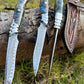 Outdoor Knife | Damascus Steel | Suzaku