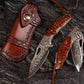 Damascus Steel Folding Knife Japanese VG10  Bigbill ll