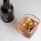 KAGAMI Edo Kiriko Whiskey Glass Hammer Pattern Rock Glass