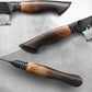 Chef's Kiritsuke | Santoku Knife | Damascus Steel | Ink Hammer Series