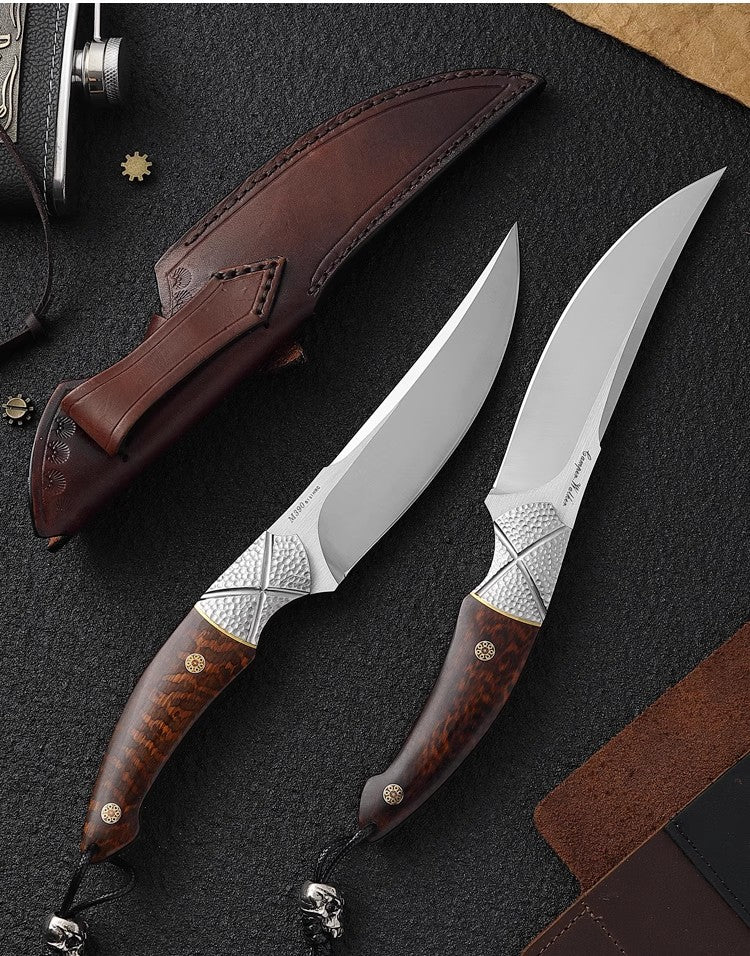 M390 Powder Steel Outdoor Survival Straight Knife-Serpent