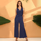 Jumpsuits Halter Floor-Length Chiffon Bridesmaid Dress