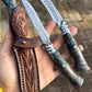 Outdoor Knife | Damascus Steel | Suzaku