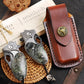 Pocket Knife | Feather Pattern | Swamp Rat